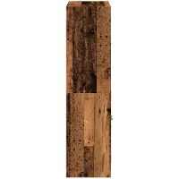 vidaXL Highboard mit Türen Altholz-Optik 68x37x142 cm Holzwerkstoff