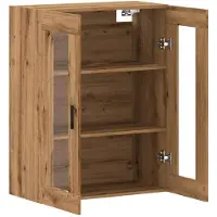 vidaXL Wandschrank Artisan-Eiche 69,5x34x90 cm