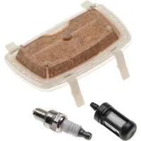 VHBW Luft-Filter, Kraftstofffilter, Zündkerze kompatibel mit Stihl MS 171, 201, 181, 211 Motorsäge, Kettensäge - Wartungsset