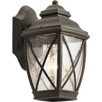 Kichler Elstead Tangier Außen-Wandleuchte E27 27cm Ältere Bronze IP44