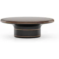 AEA Eleganter brauner Holz-Couchtisch im stilvollen Design