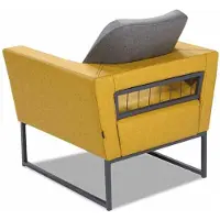 Xl Moebel Gmbh Gelber Polster Sessel r Einsitzer Designer Wohnzimmer 1-Sitzer