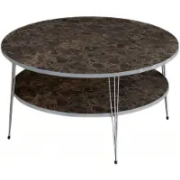 AEA Couchtisch aus Holz in Braun im eleganten Design