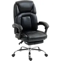 StarTech.com Bürostuhl - Ergonomischer Drehstuhl - Verstellbare Rückenlehne mit ausziehbarer Fußstütze - Kunstleder - Höhenverstellbar - Bis 120 kg - Metallgestell - Armeegrün