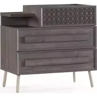 AEA Kommode Schrank Holz Kommoden Schlafzimmer Sideboard Design Grau Luxus