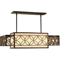 FEISS Elstead Remy Kronleuchter E27 4-fach Heritage Bronze, parisserie Gold