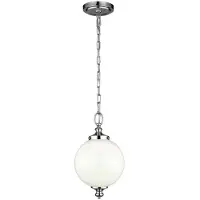 Elstead Lighting Elstead Parkman Hängeleuchte E27 38cm Poliertes Nickel