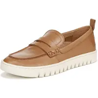 Vionic Damen Uptown Anziehen Faulenzer, Weite Passform, Kamelbraun Leder, EU 36.