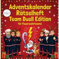 Sonstige Verlage Adventskalender mit Rätselheft und Aufgaben für 5 bis 15 Minuten Spielzeit