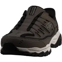 SKECHERS Herren Afterburn M. Fit Ridgeburn Hands Free Slip-in Slipper, Braun, 47