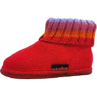 Iesse Schuh Haflinger Paul Kinderschuhe Mädchen Hausschuhe Rot Freizeit