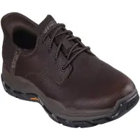 SKECHERS USA Men's Respected-Garrett Loafer, rot/braun, 8 X-Wide