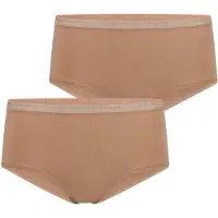 Falke 2-Pack Damen Hipster Daily Comfort, XS, Beige, Uni, Baumwolle