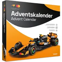 Franzis McLaren Formel 1 Adventskalender 1:43 Modell Bausatz – Hochwertiges F1 Rennwagen Geschenk für Sammler & Motorsport Fans