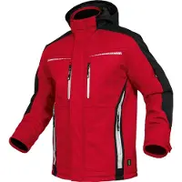 Leibwächter Winter-Softshelljacke Flex-Line FLEXI Gr. S rot/schwarz