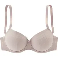 LASCANA Schalen-BH "Carlotta", Damen, Gr. 75, Cup G, rosa (sand), Microtouch, Obermaterial: 84% Polyamid, 16% Elasthan, BHs Schalen-BH, mit Bügel, aus weichem Microtouch mit filigranem Glanzfaden