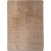 Ayyildiz Teppiche Teppich TEPPICHE "JOY 1400, auch als Läufer und in Rund erhältlich", beige (creme), H:11mm Ø:160cm, Polyester, Teppiche, Teppich, besonders weich, uni Kurzflor, Wohnzimmer, Kinderzimmer