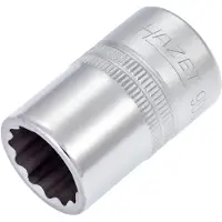 Hazet Doppel-6-Kant-Steckschlüssel-Einsatz 900AZ s: 5/8" Vierkant hohl 12,5 mm (1/2")