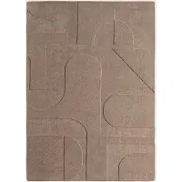 Ayyildiz Teppiche Teppich TEPPICHE "POMPEI 1614 , auch als Läufer", beige, B:200cm H:12mm L:290cm, Microfaser, Teppiche, Teppich, weiche pflegeleichte Oberfläche, Hoch-Tief-Struktur, Kurzflor