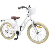 vidaXL Kinderfahrrad 24 Zoll für 8-12 Jahre alt Weiß