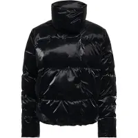 ONLY Steppjacke "ONLBERGEN SHINY JACKET CC OTW", Damen, Gr. XL, schwarz, Steppware, Obermaterial: 100% Polyester, unifarben, normal, Jacken Steppjacke, Kunstfaser