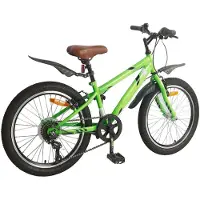 vidaXL Kinderfahrrad 20 Zoll 6-Geschwindigkeit für 6-11 Jahre alt Grün