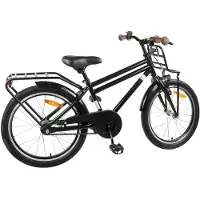 vidaXL Kinderfahrrad 22 Zoll für 7-12 Jahre alt Schwarz
