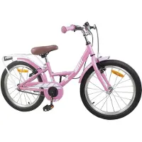 vidaXL Kinderfahrrad 20 Zoll für 6-11 Jahre alt Hellrosa