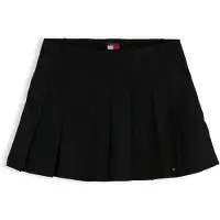 Tommy Hilfiger Plisseerock TOMMY JEANS "TJW PLEATED SKIRT", Damen, Gr. XS (34), schwarz, Web, Obermaterial: 100% Baumwolle, unifarben, normal kurz, Röcke Plisseerock, Baumwolle