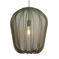 Light & Living - Hängeleuchte Plumeria - Grün - Ø42cm Hängelampe - Esstischlampe - Wohnzimmerlampe - Schlafzimmerlampe - Wohnzimmer