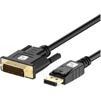 Techly EFB ICOC-DSP-C12-020P DisplayPort 1.2 auf DVI Kabel, Full HD, passiv, schwarz, 2 m ICOCDSPC12020P