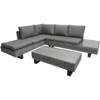 Garden Pleasure Lounge-Eckgruppe CADIZ, 3-tlg