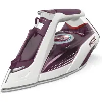 Imetec ZeroCalc Z3 3900, Trocken- & Dampfbügeleisen, Keramik-Bügelsohle, 1,9 m, 170 g/min, Violett, Weiß, 0,3 l