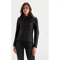 Alpinestars Stella Maver-x Lederjacke Schwarz S Frau Schwarz S