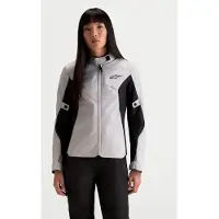 Alpinestars tella C-1 Waterproof Textiljacke Damen Polyestergewebe grau, S