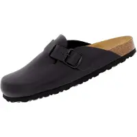 Lico Herren Bioline Clog Pantoletten, Schwarz, 38 EU