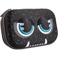 Zipit Wildlings Federmäppchen für Jungen, Etui mit Organizer, Schwarz