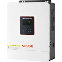 Vevor Hybrid-Wechselrichter 4000 W, 24V DC auf 230V AC, mit integriertem 120A MPPT-Solarladeregler, WLAN-Modul, einphasig, für netzunabhängige Blei-Säure-/Lithium-Batterien