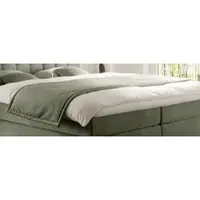 Hapo Tagesdecke "NEYLA, mit beidseitigem Stoff, in diversen Farben & Größen erhältlich", grün (olive), B:220cm L:70cm, Polyester, Tagesdecken, Tagesdecke, beidseitig Stoff mit Vließwatte versteppt