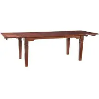 MASSIVMOEBEL24.DE MASSIVMOEBEL24 Esstisch mit Ansteckplatten Akazie 180-220/260x90x76 nougat lackiert OXFORD #121