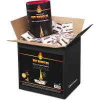 Burner The Original Firestarter - 100 Stück - Zündbeutel Feueranzünder – Ideal für Grillen & Kamin