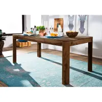 MASSIVMOEBEL24.DE MASSIVMOEBEL24 Esstisch Sheesham 120x60x76 smoked cherry gebeizt TORONTO #156