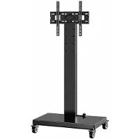 360Home Mobiler TV-Standfuß höhenverstellbar, für 32–70 Zoll Fernseher, max. VESA 600×400 mm, max. Traglast 60 kg, schwarz 【DSZJ4889】