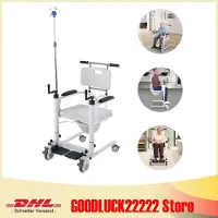 StarTech.com Patienten-Transferstuhl - Manueller Liftstuhl - Multifunktion - Robuste Stahlkonstruktion - Drehbarer 180°-Sitz - Nicht klappbar - Weiß