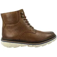 Clarks Frelan Top braun Leder Herrenstiefel 41