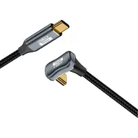 INF USB-C zu USB-C Kabel 10Gbps 100W 4K Alu Nylon 0.5/1/1.5/2m für Gaming 0,5 m