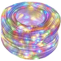 Dripio LED-Lichterkette RGB 5 m, batteriebetrieben, PVC/Kupfer