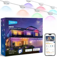 OEM Permanente Lichtkette 48ft/15m, RGBCW, 30 LED, App-Steuerung, IP67