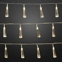 Dripio LED-Lichtschnur, Kristall-Äpfel, 24 warmweiße LEDs, 230 cm