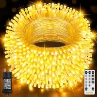Dripio Lichtkette 40 m, 400 LEDs, warmweiß, IP44, Fernbedienung, Timer